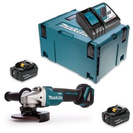 Meuleuse d'angle 18V LXT Ø125 mm (2x4,0 Ah) en MAKPAC - MAKITA DGA506RMJ