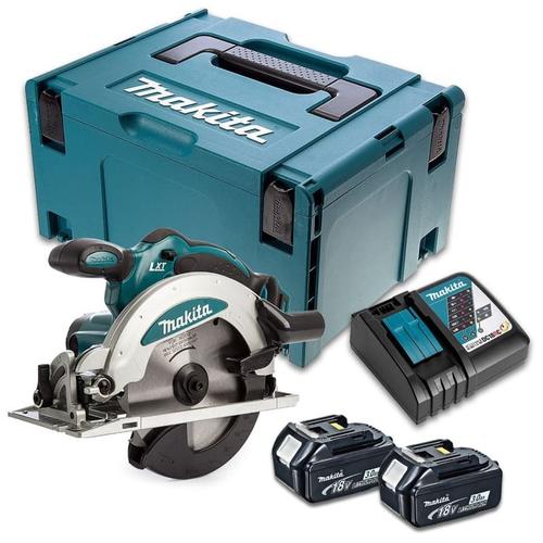 Scie circulaire 18V LXT Ø165 mm (2x3,0 Ah) en MAKPAC - MAKITA DSS610RFJ