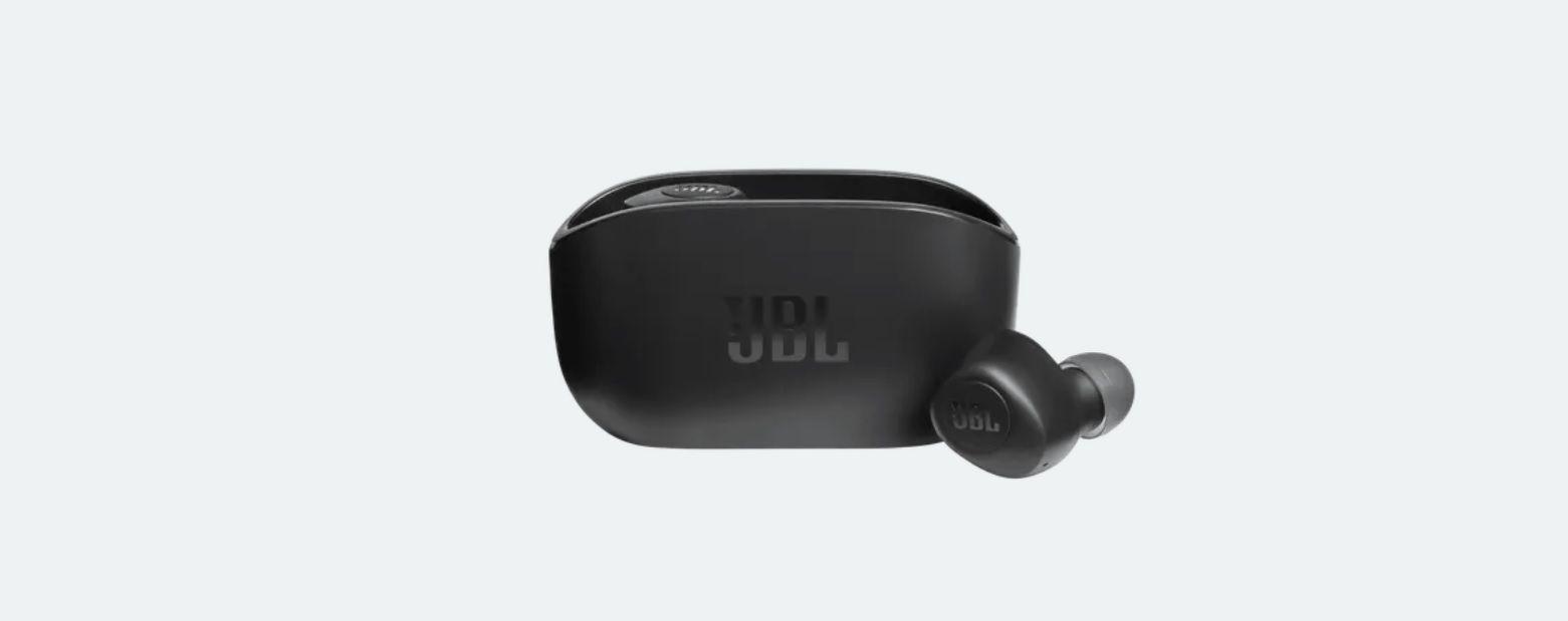 Écouteurs Bluetooth intra-auriculaires JBL Wave100TWS, Son Basse