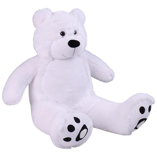 Vercart Ours En Peluche Xxl Geant Joli Nounours Mignon Extra Doux Cadeau Noël La Naissance Anniversaire Enfant Et Ami Teddy Bear Blanc Ivoire 92cm