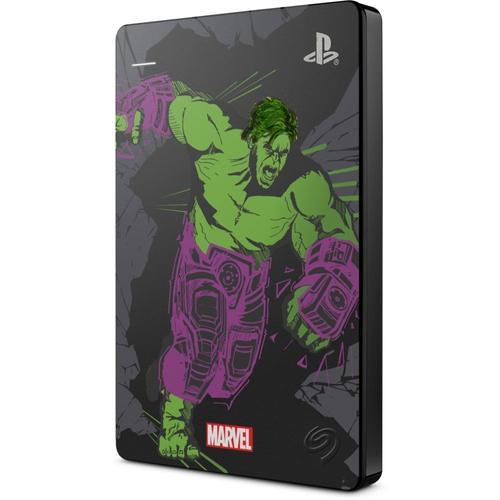 Seagate Game Drive For Ps4 Stgd2000204 - Marvel Avengers Limited Edition - Hulk - Disque Dur - 2 To - Externe (Portable) - Usb 3.0 - Gris Métallisé - Pour Sony Playstation 4