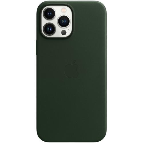 Apple - Coque De Protection Pour Téléphone Portable - Avec Magsafe - Cuir - Vert Séquoia - Pour Iphone 13 Pro Max