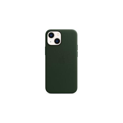 Apple - Coque De Protection Pour Téléphone Portable - Avec Magsafe - Cuir - Vert Séquoia - Pour Iphone 13 Mini