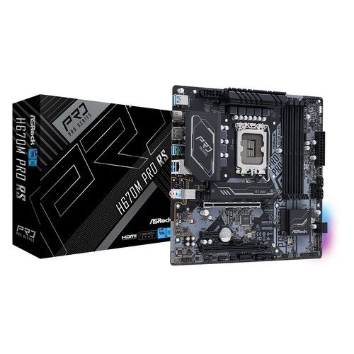 ASRock H670M PRO RS socket 1700 Socket 1700 carte mère