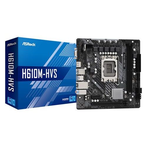 ASRock H610M-HVS Intel H610 LGA 1700 micro ATX Socket 1700 carte mère