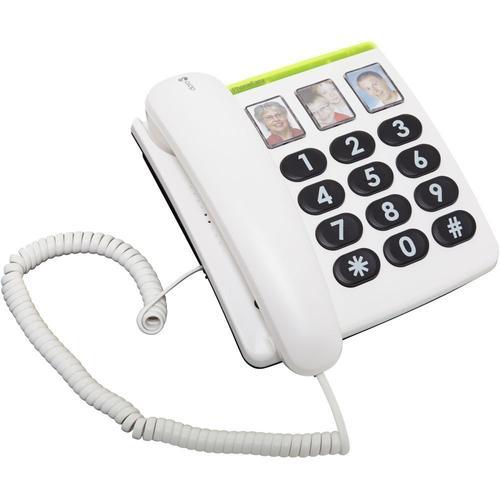 DORO PhoneEasy 331ph - Téléphone filaire - blanc