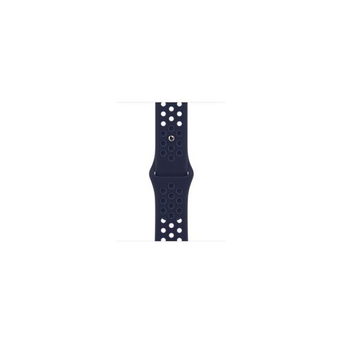 Apple Nike - Bracelet Pour Montre Intelligente - 130 - 200 Mm - Bleu Marine Foncé, Marine Mystique - Pour Watch (38 Mm, 40 Mm, 41 Mm)