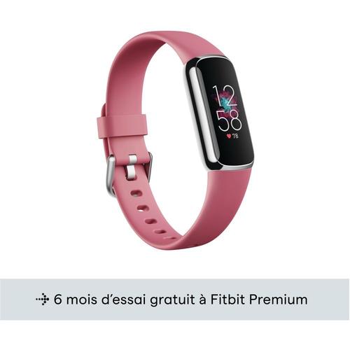 Fitbit Luxe - Platine - Suivi D'activités Avec Bracelet - Silicone - Orchidée - Taille Du Bracelet : S/L - Bluetooth