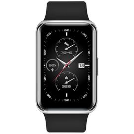 Huawei Watch Fit - Elegance - Montre Intelligente Avec Bracelet - Fluoroélastomère - Noir Minuit - Taille Du Poignet : 110-190 Mm - Affichage 1.64" - 4 Go - Bluetooth - 21 G