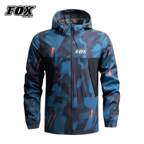 Hurcycles-Veste Imperméable Fox Pour Homme,Imperméable,Coupe-Vent,Équipe De Cyclisme,Vtt,Descente,Vélo De Montagne