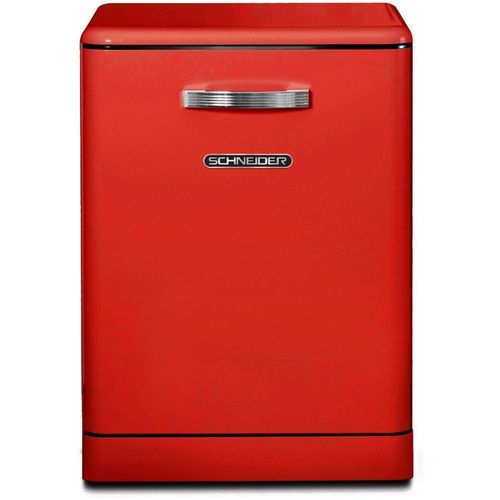 Lave vaisselle 60 cm Schneider SDW1444VR Vintage Rouge