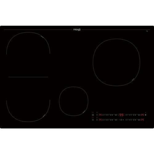 Miogo MHI801SH SmatHood Table de cuisson à induction Noir - 4 foyers