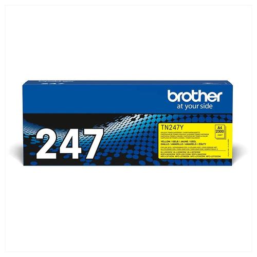 Brother Toner TN-247Y jaune (ca. 3000 Pages) s'adapte DCP-L3510CDW, DCP-L3550CDW, HL-L3210CW, HL-L3230CDW, HL-L3270CDW, MFC-L3710CW, MFC-L3730CDN, MFC-L3750CDW, MFC-L3770CDW