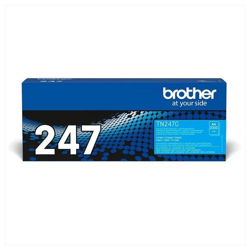 Brother Toner TN-247C Cyan (ca. 3000 Pages) s'adapte DCP-L3510CDW, DCP-L3550CDW, HL-L3210CW, HL-L3230CDW, HL-L3270CDW, MFC-L3710CW, MFC-L3730CDN, MFC-L3750CDW, MFC-L3770CDW