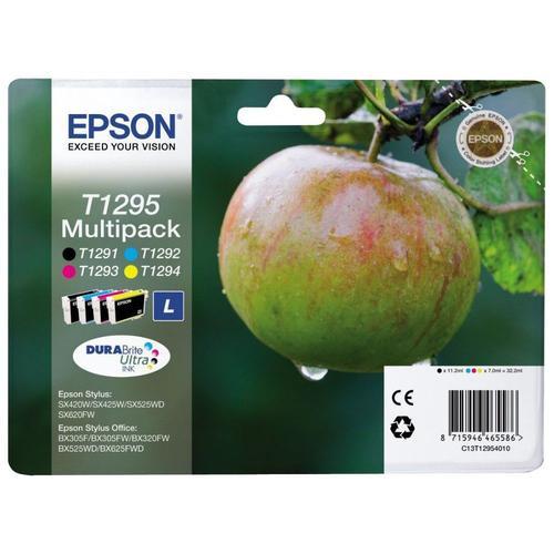 Cartouche d'encre Epson T1295 (n/c/m/j) série Pomme