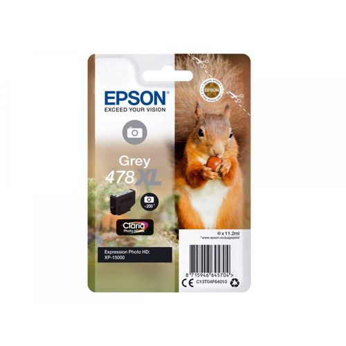 Cartouche d'encre Epson 478 Gris XL Série Ecureuil