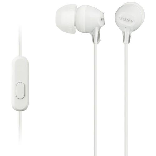 Sony MDR-EX15AP - EX Series - écouteurs avec micro - intra-auriculaire - filaire - jack 3,5mm - blanc