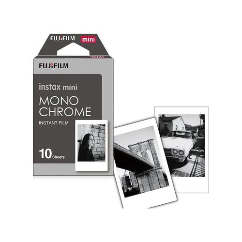 Film papier photo instantané Fujifilm Instax Mini Mono Chrome Noir et Blanc - Pack de 10