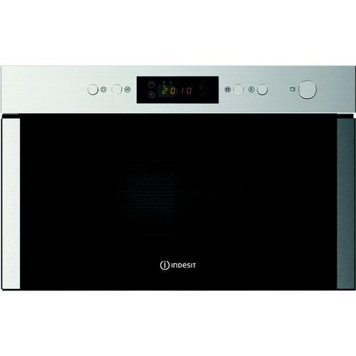 Indesit MWI 5213 IX - Four micro-ondes grill - intégrable - 22 litres - 750 Watt - acier inoxydable