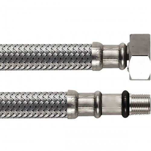 Flexible - Mâle 12x100 - Femelle 12x17 - Fileté - 300mm - DN8 BOUTTÉ