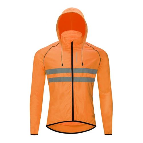 Wosawe-Veste De Cyclisme Coupe-Vent À Capuche Pour Homme,Vêtement Imperméable À Manches Sulf