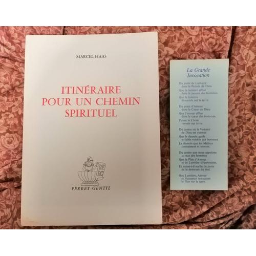 Itinéraire Pour Un Chemin Spirituel - Marcel Haas - Perret Gentil - 264pages