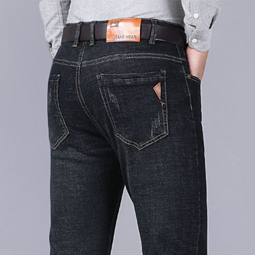 Jean Artificiel Astique Pour Homme,Pantalon Droit,Décontracté,Polyvalent,Résistant À L'usure,Automne,Haute Qualité