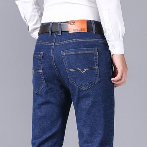 Jean Artificiel Astique Pour Homme,Pantalon Droit,Décontracté,Polyvalent,Résistant À L'usure,Automne,Haute Qualité