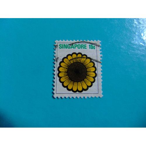 51 Singapour Singapour 1973 / Fleurs Fruits / Yvert 191 Fu
