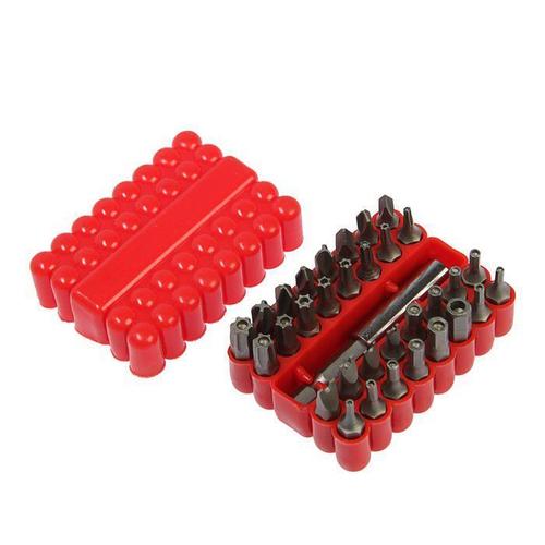 Adaptateur De Bits Top Tools, Jeu 33, Dans Une Valise En Plastique Confortable