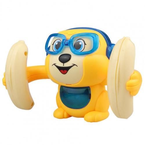 Jouet À Bascule En Forme D'Animal De Dessin Animé, Commande Vocale, Singe Roulant Électrique Sûr Pour Bébé