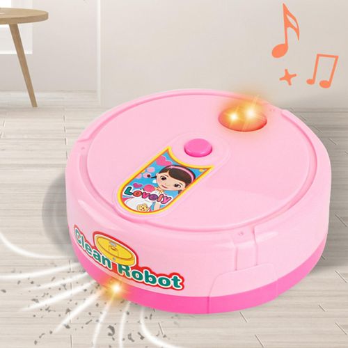 Machine Électrique De Nettoyage De Musique Pour Maison De Poupée, Robot De Balayage, Aspirateur, Jouet Pour Enfants, Outils De Jeu De Simulation, Jouets Éducatifs