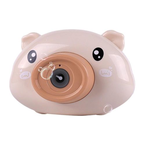 Appareil Photo En Forme De Cochon Pour Enfant, Machine Automatique À Souffler Les Bulles, Musique Légère, Jouet D'Extérieur