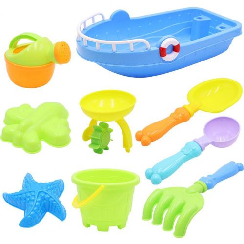 Jouet De Sable De Plage Pour Enfants, Artisanat Délicat, Surface Lisse, Ensemble De Pelles Pour Bac À Sable, Jouets Éducatifs, Cadeau, 9 Pièces/Ensemble