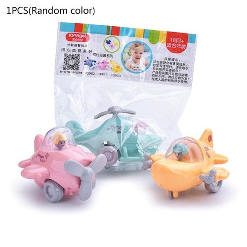 Mini Avion De Dessin Animé À Friction, Modèle De Voiture Pour Enfants, Ensemble De Jouets Push And Go, Non Toxique Et Sûr, Durable
