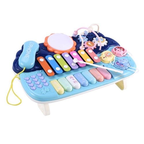 Jouet Musical Portable Multifonctionnel Pour Bébé, Instrument De Piano, Pour Entraînement À La Motricité Fine, Avec Musique
