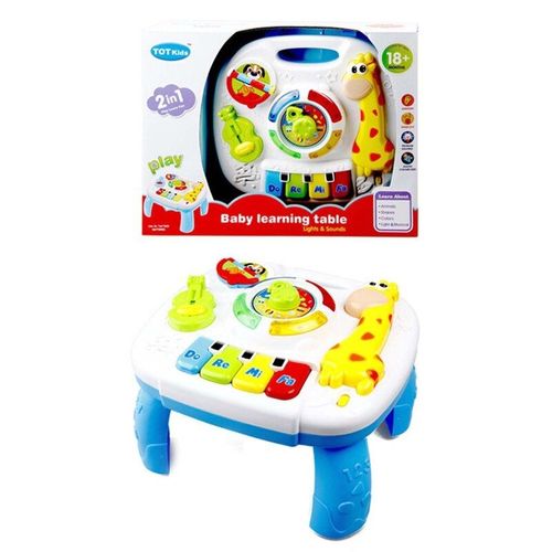 Table D'Apprentissage Des Instruments De Musique Pour Bébés, Jouets Pour Bébés, Animaux, Piano, Center D'Activité Éducative Précoce, Jeu Musical Pour Enfants