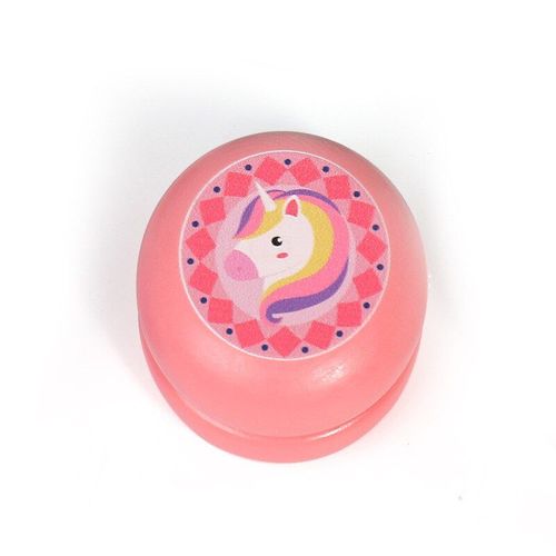 Jouets Yoyo En Bois Imprimés D'Animaux Mignons, Jouet Coccinelle Pour Enfants, Dessin Animé Créatif Licorne Yo Yo Yo Jouets Pour Enfants 6cm Yo Yo Yo Balle En Bois