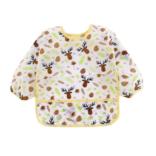Bavoirs Avec Manches Imperméables Pour Bébé, Unisexe, Alimentation, Anti-Dressing, Bavettes Pour Bébé, Tablier De Peinture, Bavoirs Pour Nourrissons