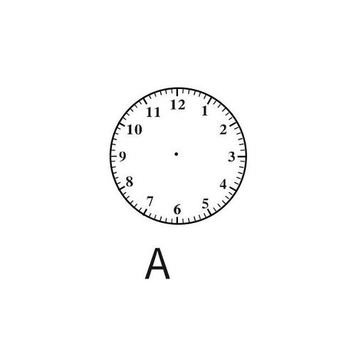 Tampons Photosensibles, Grande Taille, Horloge, Apprentissage Pour Élèves, Horloge, Cadran, Nouveau, Enseignement