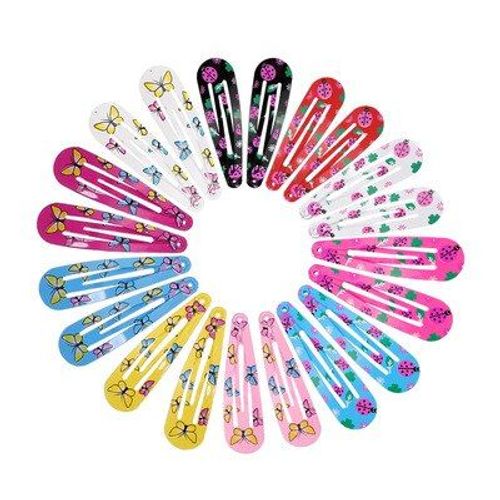 Lot De 18 Ou 20 Barrettes À Cheveux Pour Filles, Accessoires De Coiffure, Couleur Bonbon, Pince Princesse Coréenne, Épingles De Coiffure, Dessin Animé