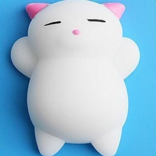 Balle De Chat Mignon, Mini Boule De Changement De Couleur, À Presser, En L'Air, Abret, Doux Et Collant, Anti-Stress, Cadeau Amusant, Jouets Mochi