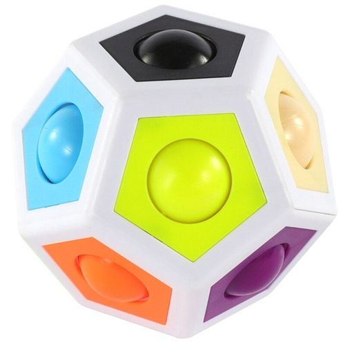 Jeu De Table Pour Le Cerveau, Cube Arc-En-Ciel Portable, Anti-Stress, Cadeau Créatif Pour Bébé