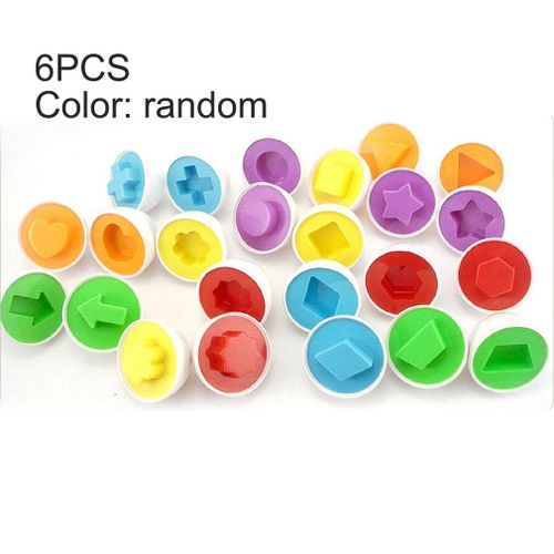 ¿Ufs Intelligents Pour Bébé, Jouets Éducatifs Pour Apprendre À Faire Semblant, Puzzle Pour Enfant, Couleurs Et Formes Assorties, 6 Pièces/Ensemble