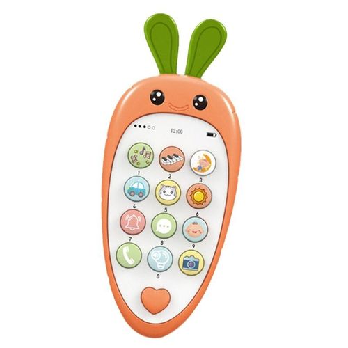 Téléphone Portable De Simulation 066b, Jouet Pour Tout-Petit Avec Lumières Musicales, Chansons Amusantes Pour Bébé, Apprentissage Électronique, Smartphone, Jouet Pour Bébé