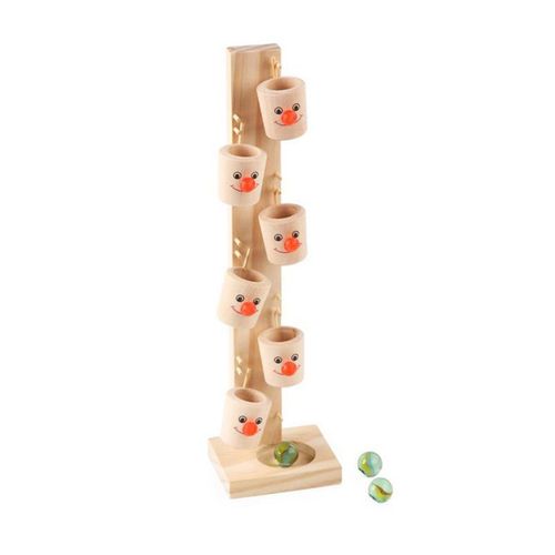 Jouets Éducatifs Pour Enfants, Clown En Bois Pour Table De Jeu De Société Interactif Parent-Enfant, Jouets De Décompression De Marbre