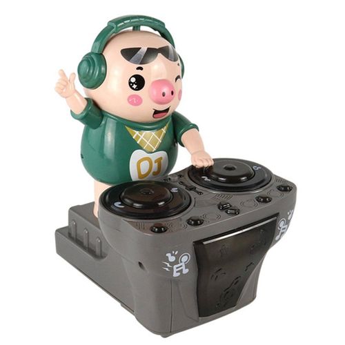 Jouets Produisant Du Son Électronique Pour Enfants, Dj, Musique Électrique, Jouet Cochon Dansant, Lumière Colorée, Balançoire D'Avant En Arrière, Cadeaux Spéciaux