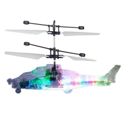 Jouet De Chasse Transparent, Suspension À Induction, Hélicoptère, Geste, Induction, Lumière Colorée, Avion Lumineux