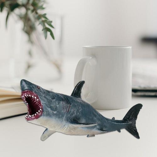 Figurines De Requin De 13 Pouces Pour Enfants, Jouet De Bain Pour Enfants, Dessin Animé, Megalodon, Avec Fenêtre, 066b