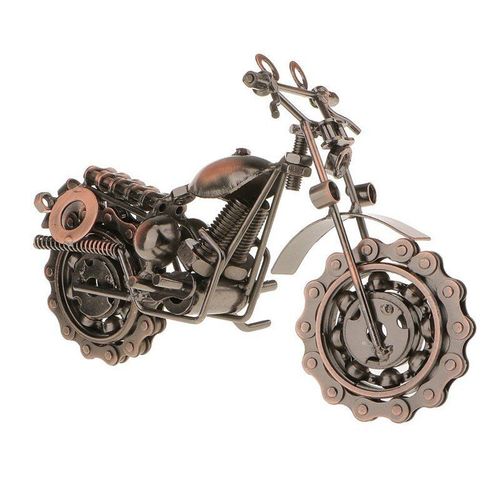 Modèle De Moto En Métal Artisanal Vintage, Décoration De Maison, Cadeau D'Ornement